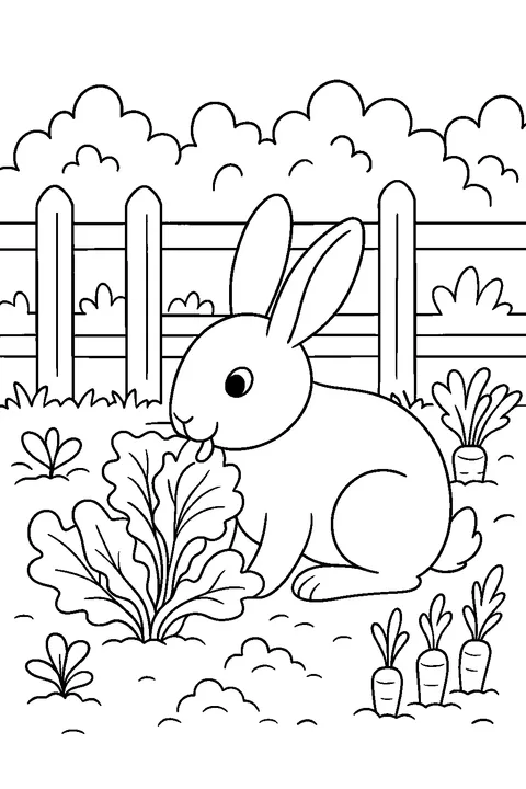 Bunny in the Garden — Print PDF