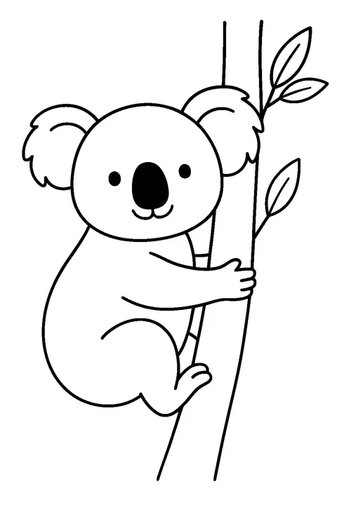 Koala Hug — Print PDF