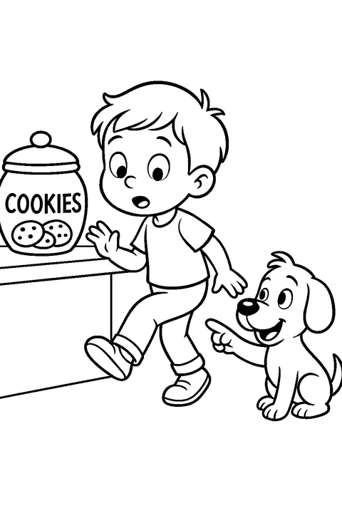 Cookie Jar Sneak — Print PDF