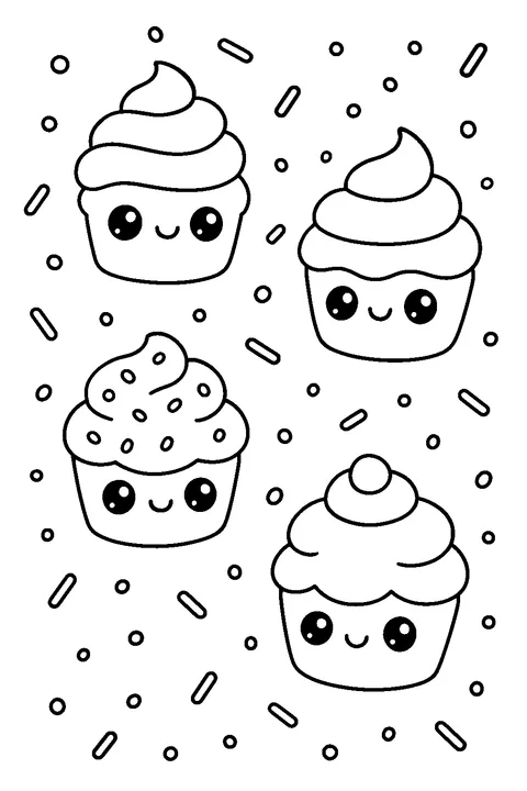 Cupcake Rain — Print PDF