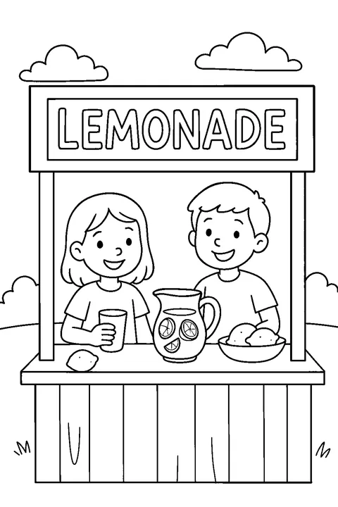 Lemonade Stand — Print PDF