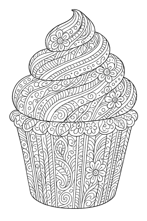 Ornament Cupcake — Print PDF