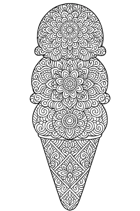 Ornament Ice Cream — Print PDF