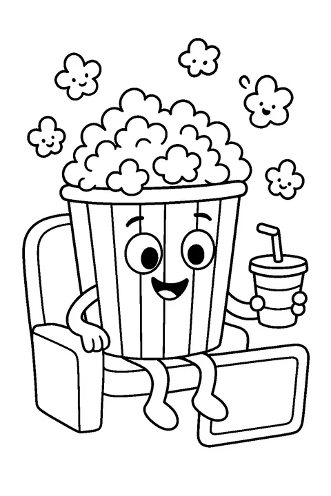 Popcorn at the Movies — Print PDF