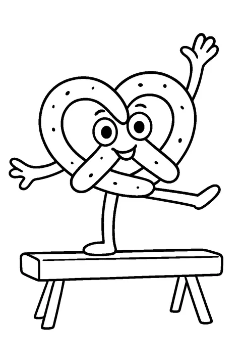 Pretzel Gymnastics — Print PDF