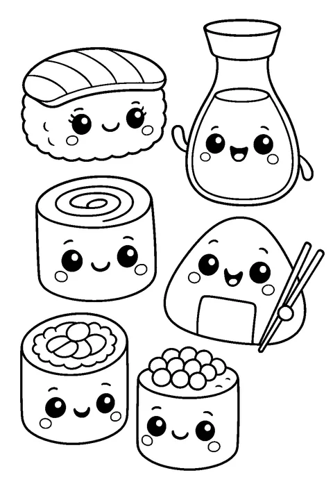 Sushi Party — Print PDF