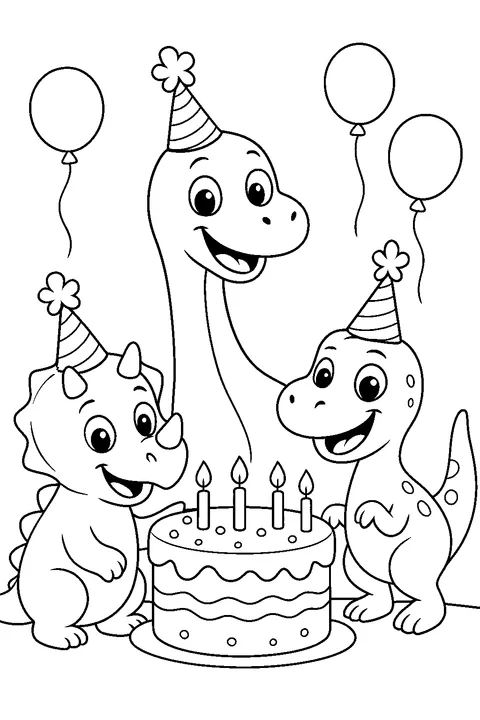 Dinosaur Birthday Party — Print PDF