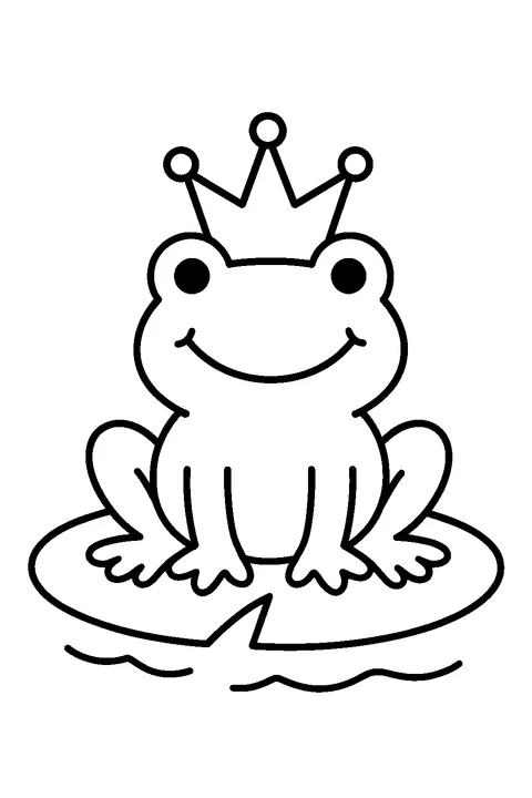 Frog with a Crown — Print PDF
