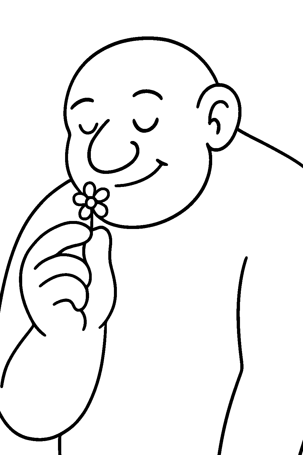 Friendly Giant — Free printable coloring page