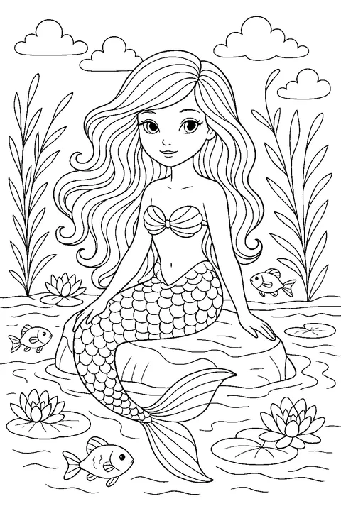 Mermaid Lagoon — Print PDF
