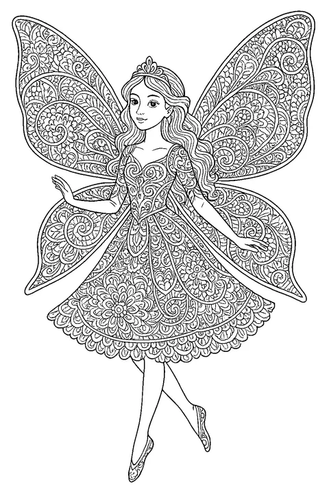 Ornament Fairy Wings — Print PDF