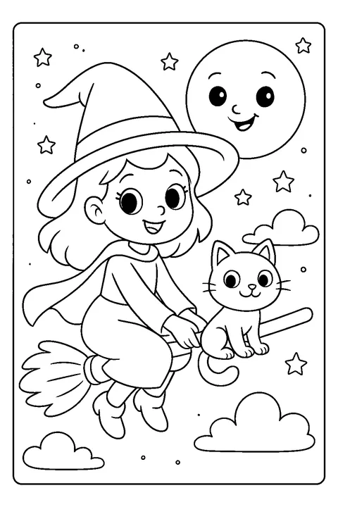Little Witch Ride — Print PDF