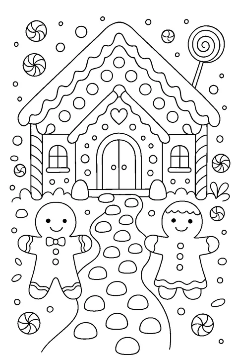 Gingerbread House — Print PDF