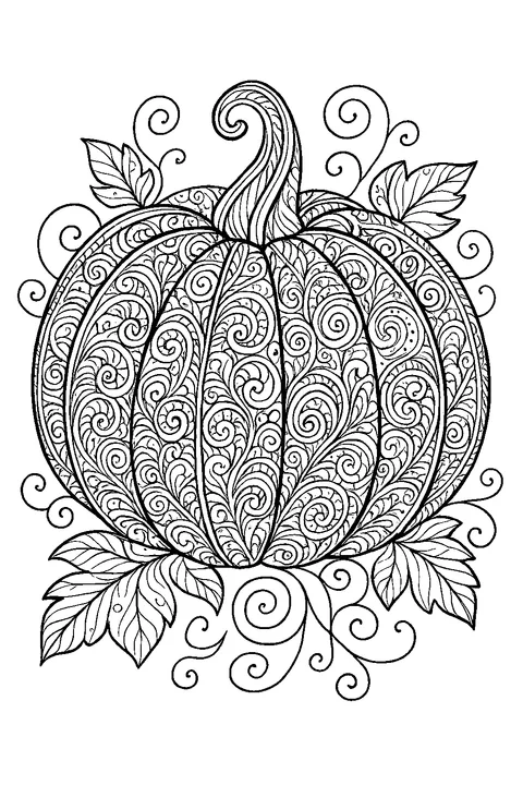 Ornament Pumpkin — Print PDF