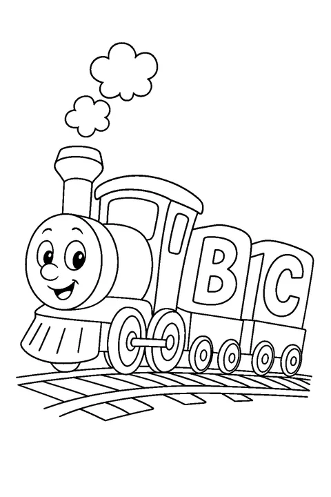 ABC Train — Print PDF