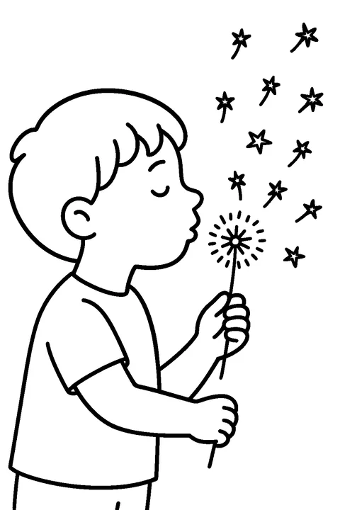 Dandelion Wishes — Print PDF