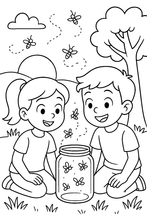 Firefly Night — Print PDF