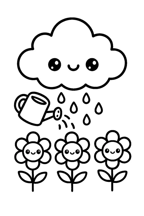 Happy Little Cloud — Print PDF