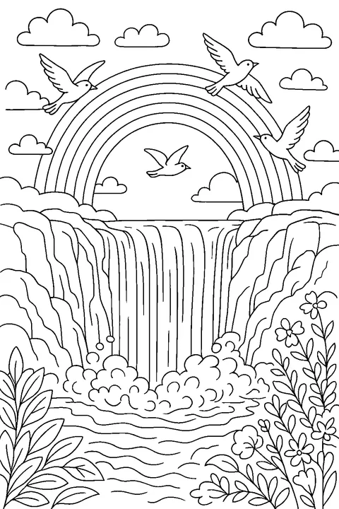 Rainbow Falls — Print PDF