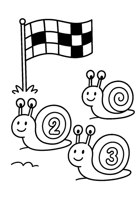 Snail Race — Print PDF