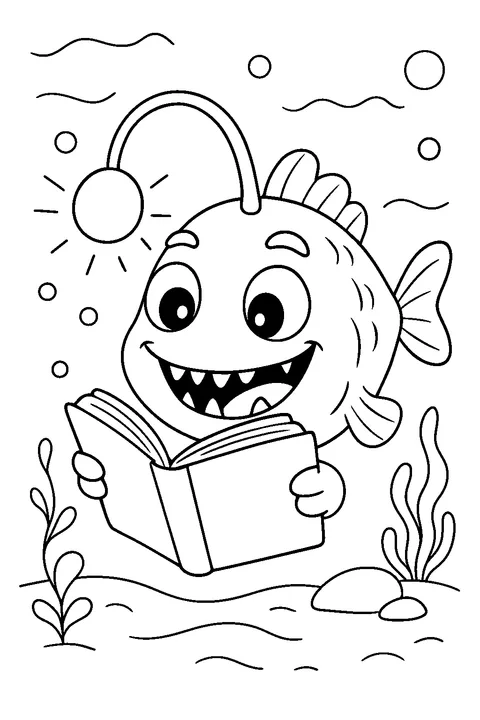 Anglerfish Night Light — Print PDF