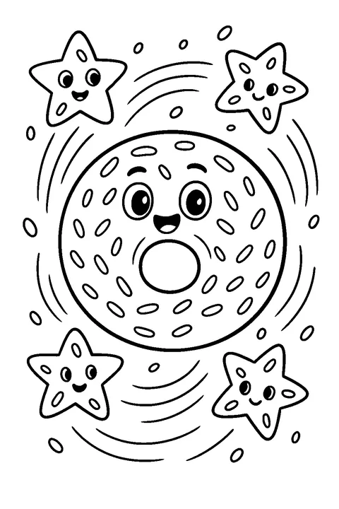 Space Donut — Print PDF
