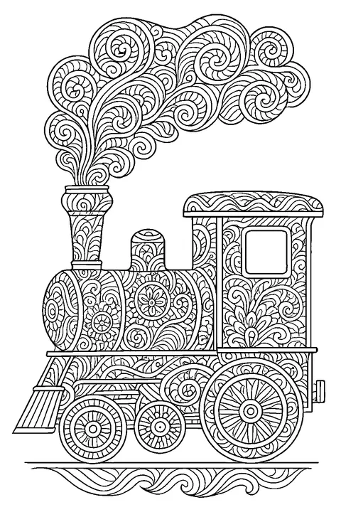 Ornament Train — Print PDF