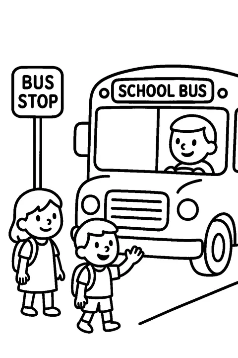 School Bus — Print PDF