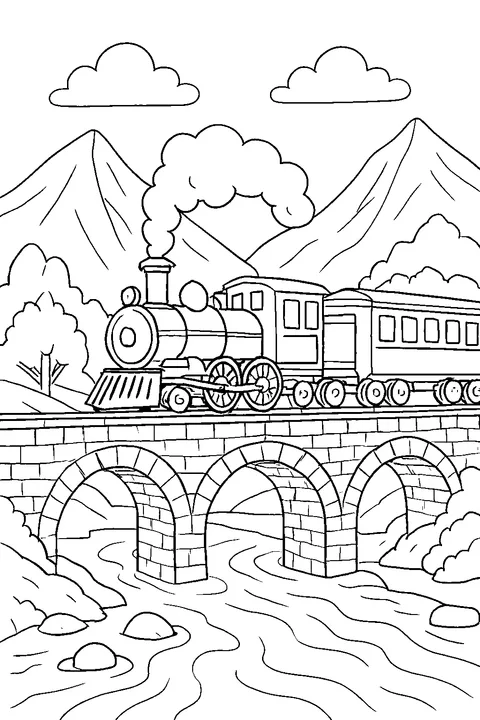 Mountain Railway — Print PDF